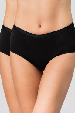 Pack de 2 cuecas Midi de algodão orgânico