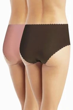 Pack de 2 cuecas midi sem costura