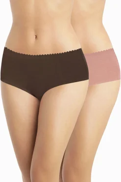 Pack de 2 cuecas midi sem costura