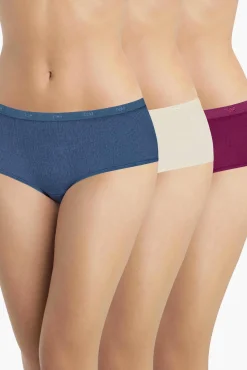 Pack de 3 culottes em várias cores
