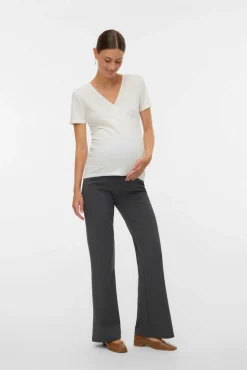 Pack de T-shirts gola em bico maternity e amamentação