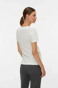 Pack de T-shirts gola em bico maternity e amamentação