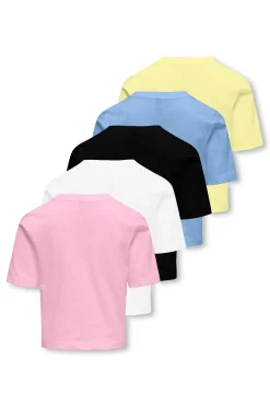 Pack de 5 T-shirts lisas de manga curta