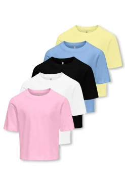 Pack de 5 T-shirts lisas de manga curta