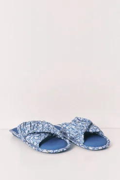 Pack de viagem chinelos de quarto azul