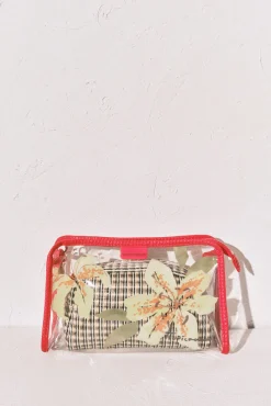 Pack nécessaires transparente e ráfia