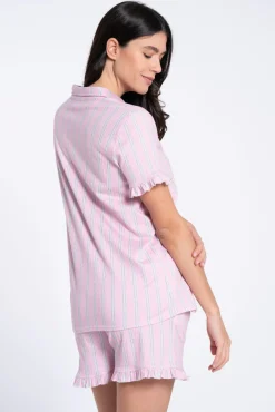 Pack pijama pré-mamã em estampado vichy