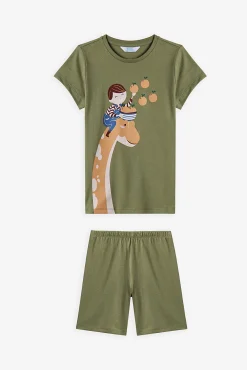 Pack 2 pijamas curtos infantis safari