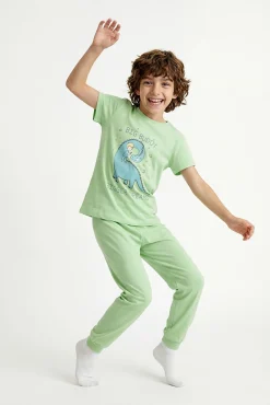 Pack 2 pijamas infantis dinossauros