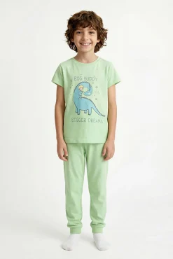 Pack 2 pijamas infantis dinossauros