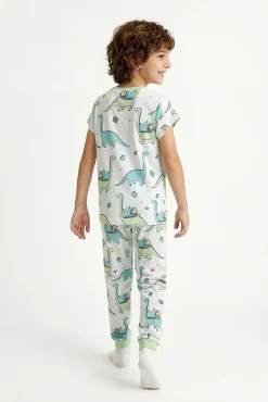 Pack 2 pijamas infantis dinossauros