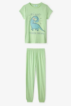 Pack 2 pijamas infantis dinossauros