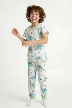 Pack 2 pijamas infantis dinossauros