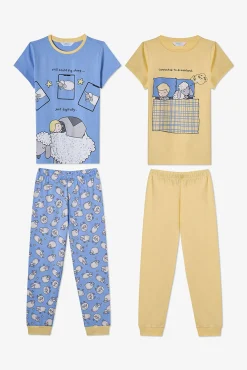 Pack 2 pijamas infantis ovelhas