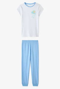 Pack 2 pijamas infantis riscas espaciais