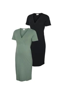 Pack vestidos curtos maternity e amamentação