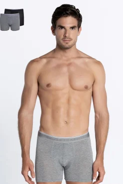 Pacote 2 boxers bambu elástico