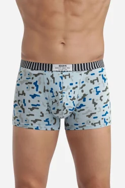 Pacote com 3 boxer de algodão elástico estampado
