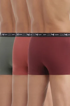 Pacote com 3 boxers de algodão