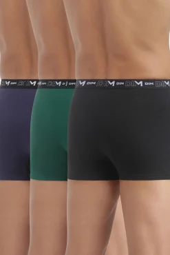 Pacote com 3 boxers de algodão