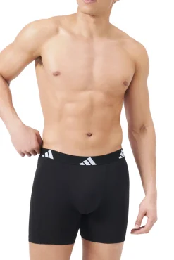 Pacote com 3 boxers longos de algodão Active Flex