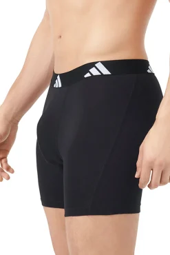 Pacote com 3 boxers longos de algodão Active Flex
