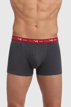 Pacote de 3 boxers masculinos de algodão elástico