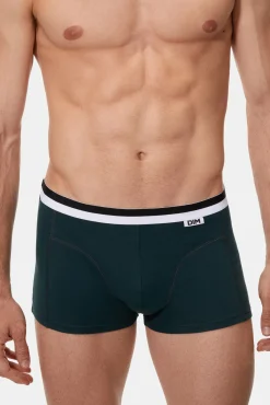 Pacote de 2 boxers masculinos de algodão elástico