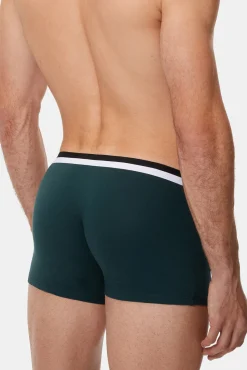 Pacote de 2 boxers masculinos de algodão elástico