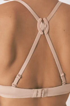 Pacote com 2 alças cruzadas pretas e nude
