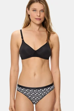 Pacote com 3 cuecas de algodão stretch estampadas Bolsos Algodão