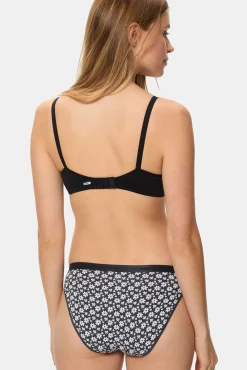 Pacote com 3 cuecas de algodão stretch estampadas Bolsos Algodão