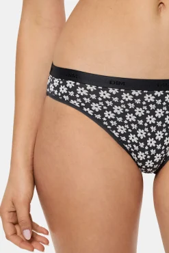 Pacote com 3 cuecas de algodão stretch estampadas Bolsos Algodão