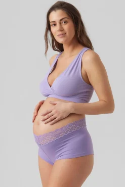 Pacote de calcinhas maternity tencel