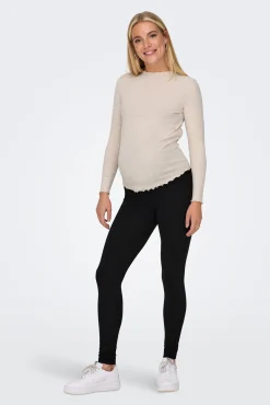 Pacote de 2 leggings longas para maternity