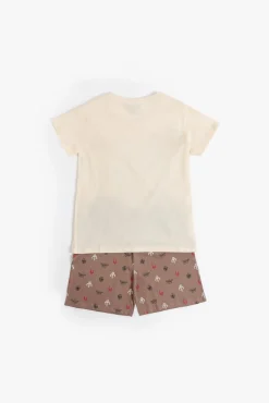 Pijama curto mandalorian Grogu em linho