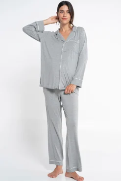 Pijama Camisa Manga Comprida