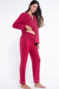Pijama camiseiro manga