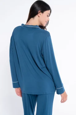 Pijama camiseiro manga