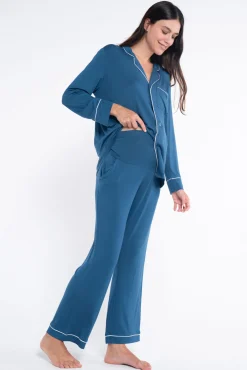 Pijama camiseiro manga