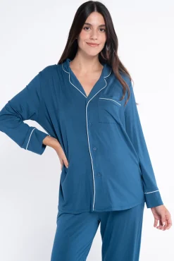 Pijama camiseiro manga