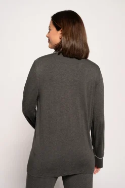 Pijama camiseiro manga comprida maternity