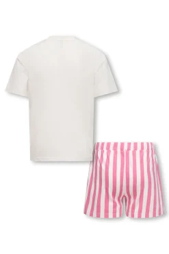 Pijama com estampado frontal