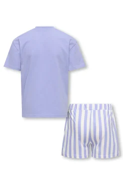 Pijama com estampado frontal