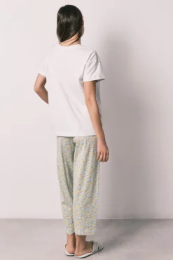 Pijama comprido em algodão Snoopy