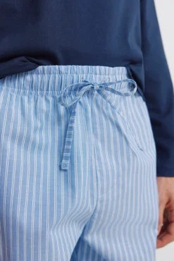 Pijama comprido riscas