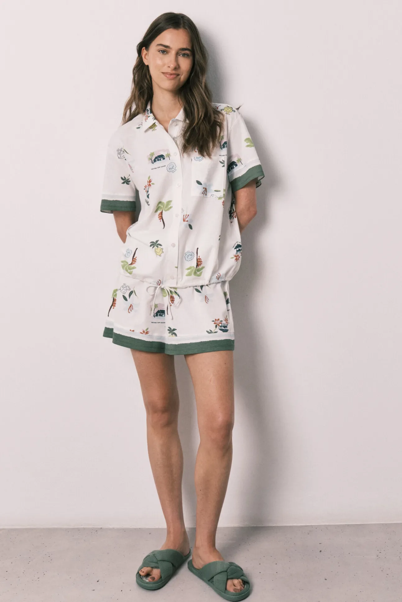 Pijama curto camiseiro Little Miss™