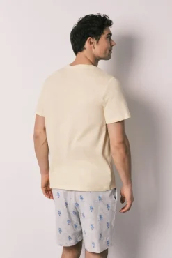 Pijama curto de homem em algodão Hotwheels California