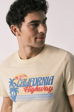 Pijama curto de homem em algodão Hotwheels California