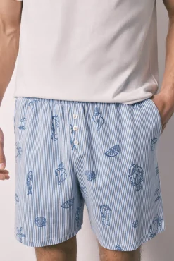 Pijama curto de homem em algodão Family Collection